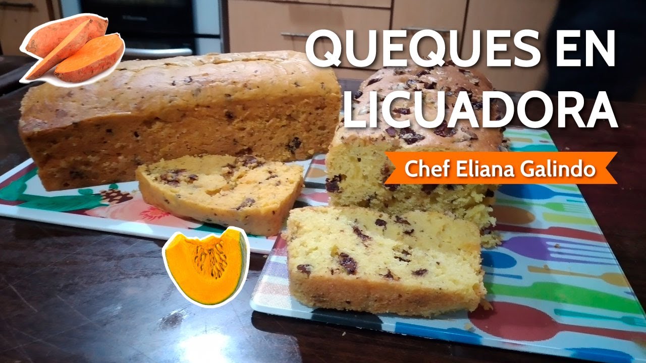 Queques de ZAPALLO y CAMOTE en LICUADORA | Fácil y Saludables