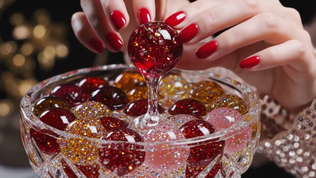 AI ASMR ✨ Making Glass Gulabjamun Vs Candy ✨ #asmr