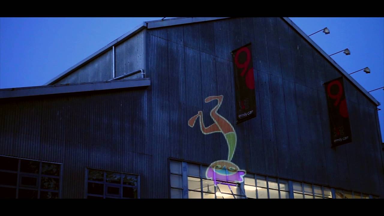 Animation Projection at The Show at Emily Carr 2016