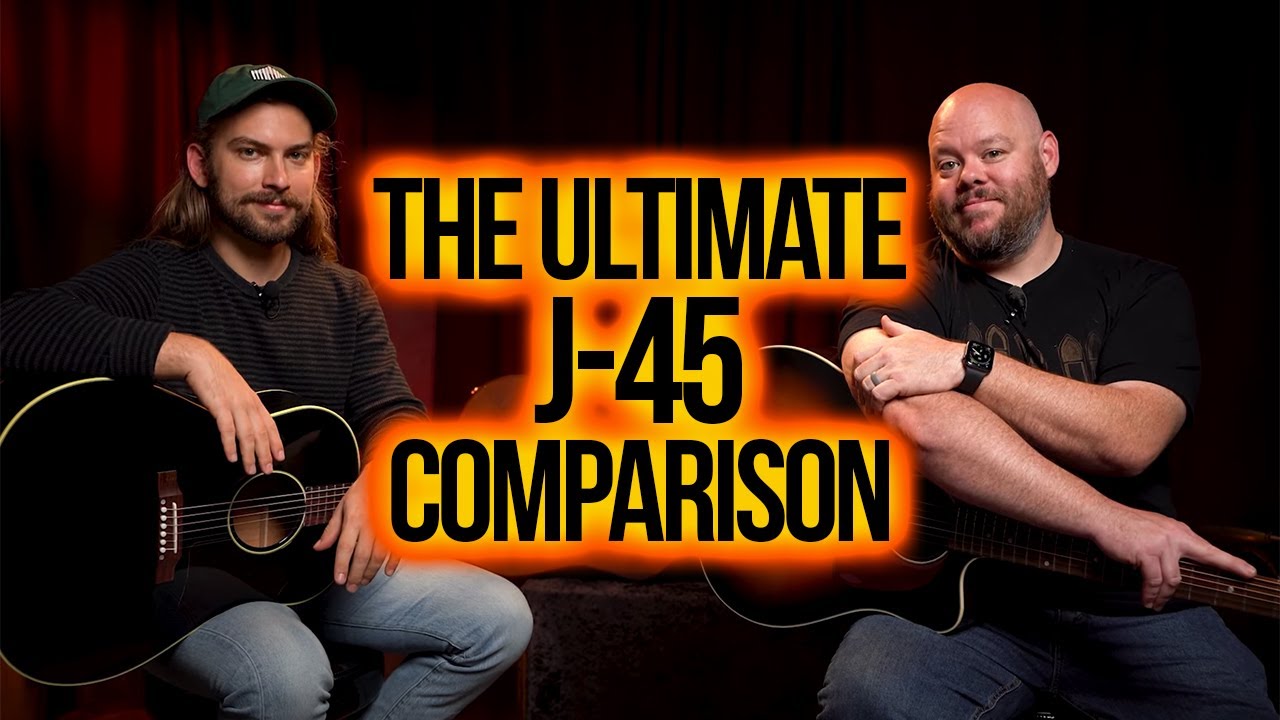 Полное сравнение J-45 | Gibson Standard против Gibson Original 50's против Epiphone Inspired By G...