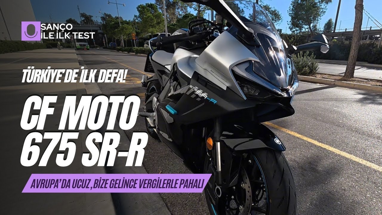 CF Moto 675SR-R’ı Atina’da test ettim, Türkiye’den ilk test videosu