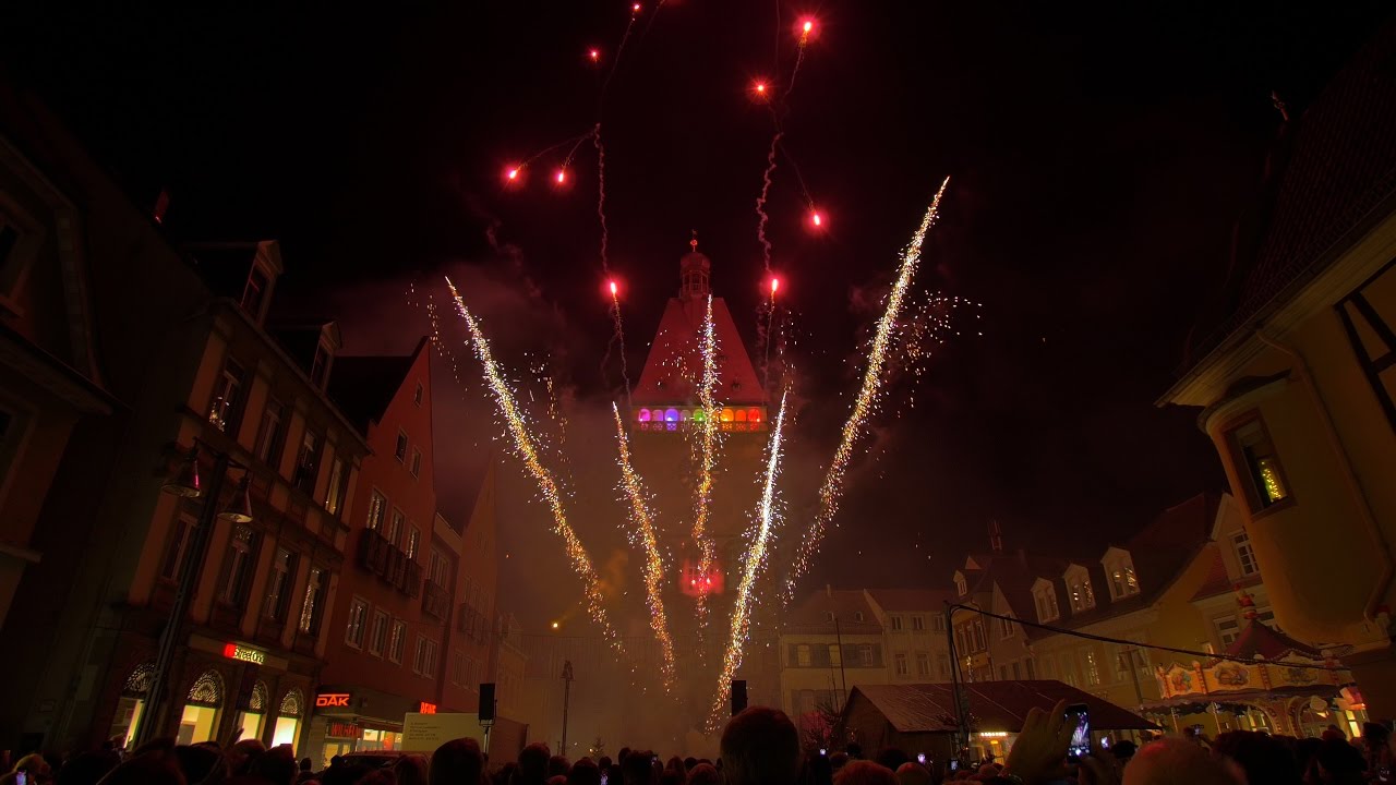 Altpörtel in Flammen - Speyer 2016 (2. Feuerwerk)