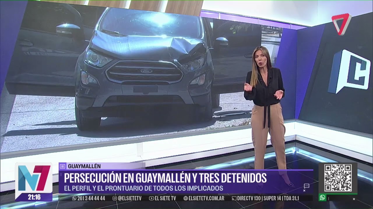 Persecución en Guaymallén: ¡3 detenidos tras una intensa fuga!