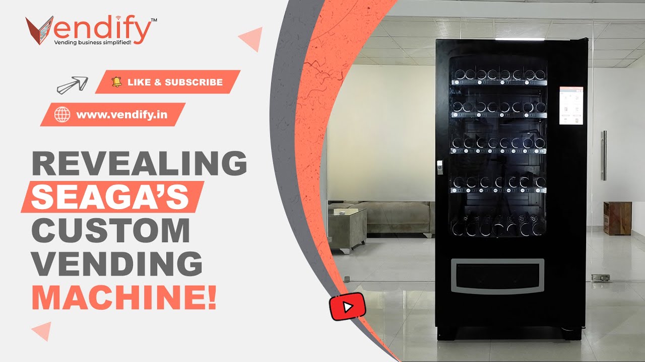 Revealing Seaga's latest custom Vending Machine | #vendify #Seaga