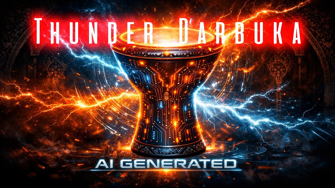 Thunder Darbuka - Epic AI Generated Percussion Music | Intense Middle Eastern Drum Rhythms