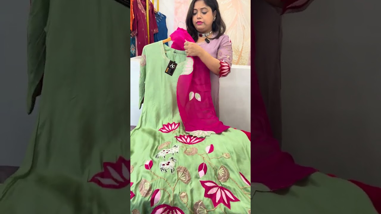 Party Wear | Tissue, Crepe, Silk, Ajrakh, Cotton | Free Shipping | Aashvi Couture |7338472910OrderNr