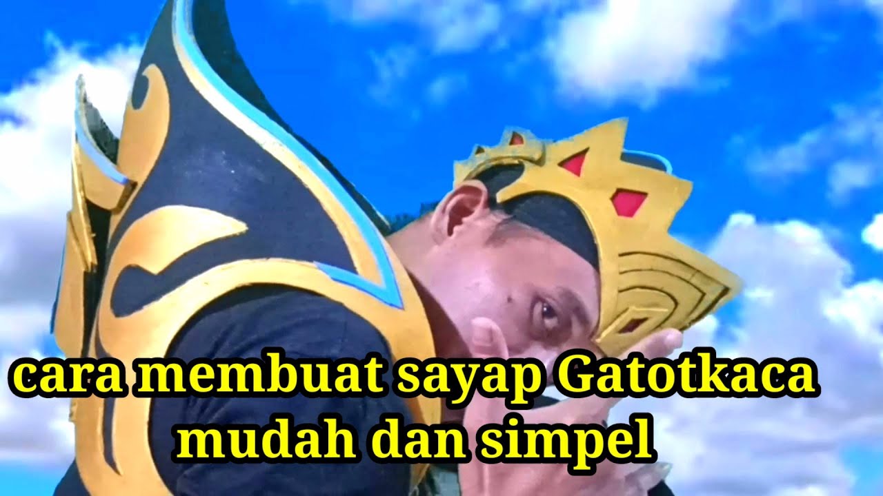 Membuat sayap Gatotkaca simpel#cosplaymobilelegend#pewayangan