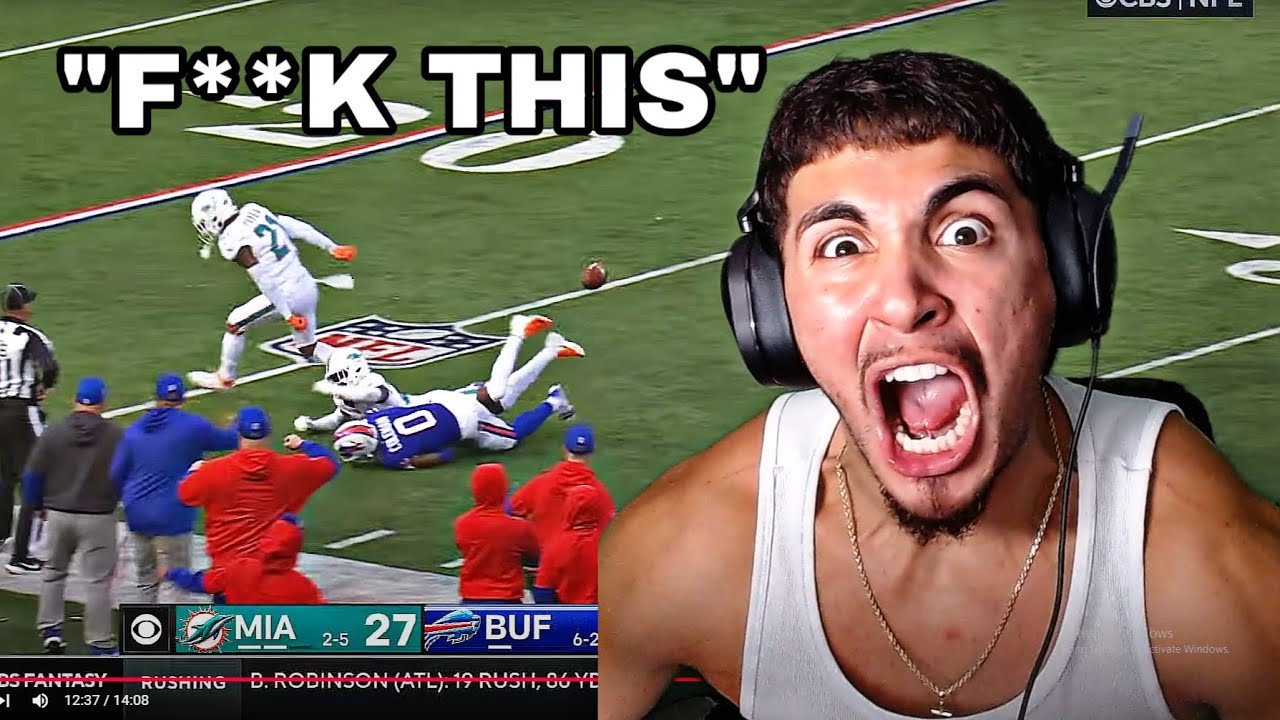 I HATE THE BILLS!!! Fins Fan Reacts To Dolphins vs. Bills Game Highlights | NFL 2024 Season Week 9
