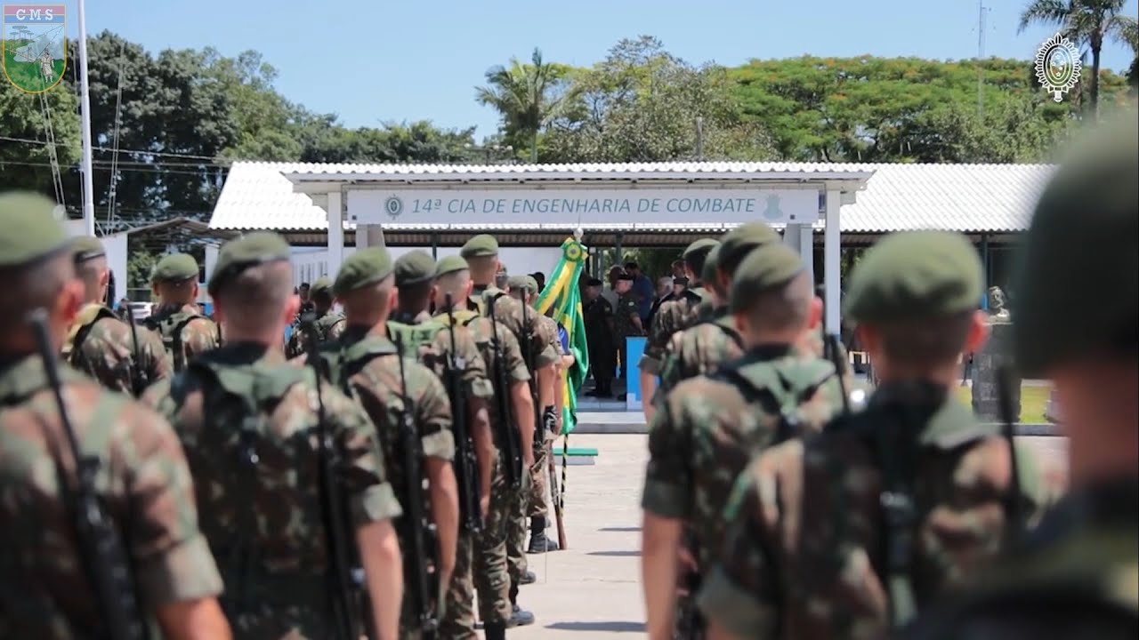 Ativação da 14ª Companhia de Engenharia de Combate, de Tubarão/SC.