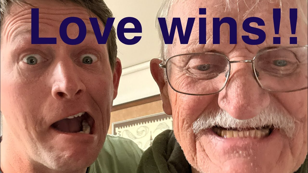 5 minutes of pops problem solving to be able to talk to Helen. #lovewins #eldercare #confusion 