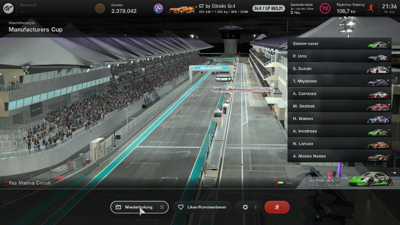 Yas Marina Circuit-Feierrennen Manufacturers Cup-08.12.25.