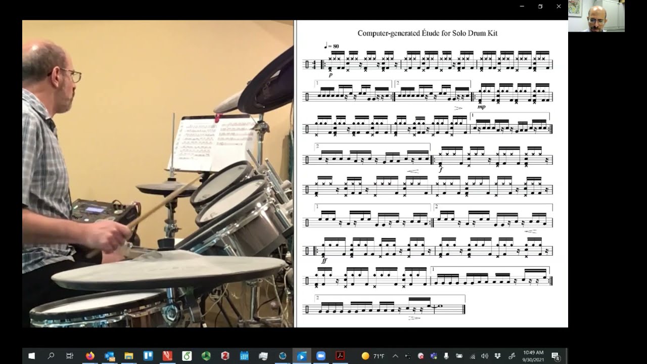Stochastic Snare Drums and Transition-Matrix Tom-Toms (J. Holden, DMV Mathart 2021)
