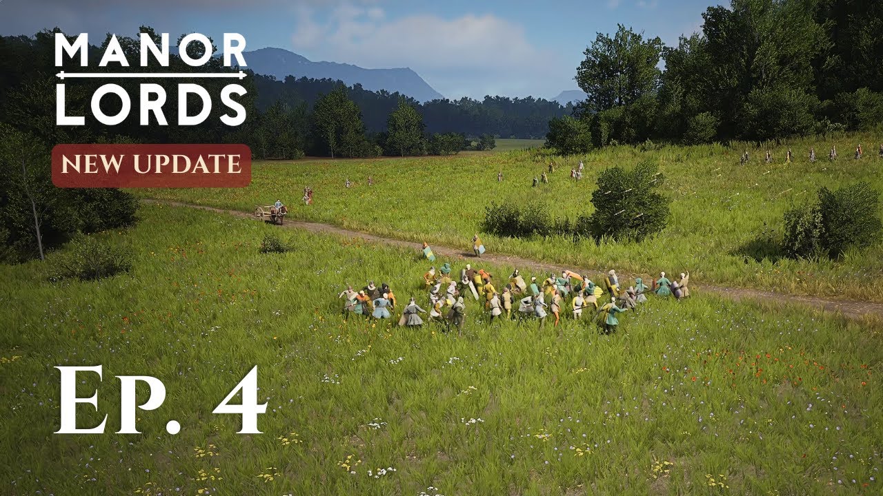 RAIDER CAMP HUNTING! - Manor Lords Let's Play Latest Update - Ep.4