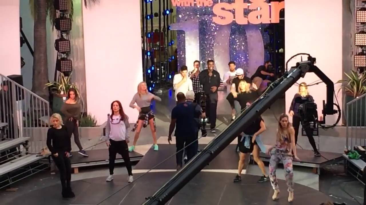DWTS! RARE FINALE DANCERS REHEARSAL with FIFTH HARMONY MUSIC