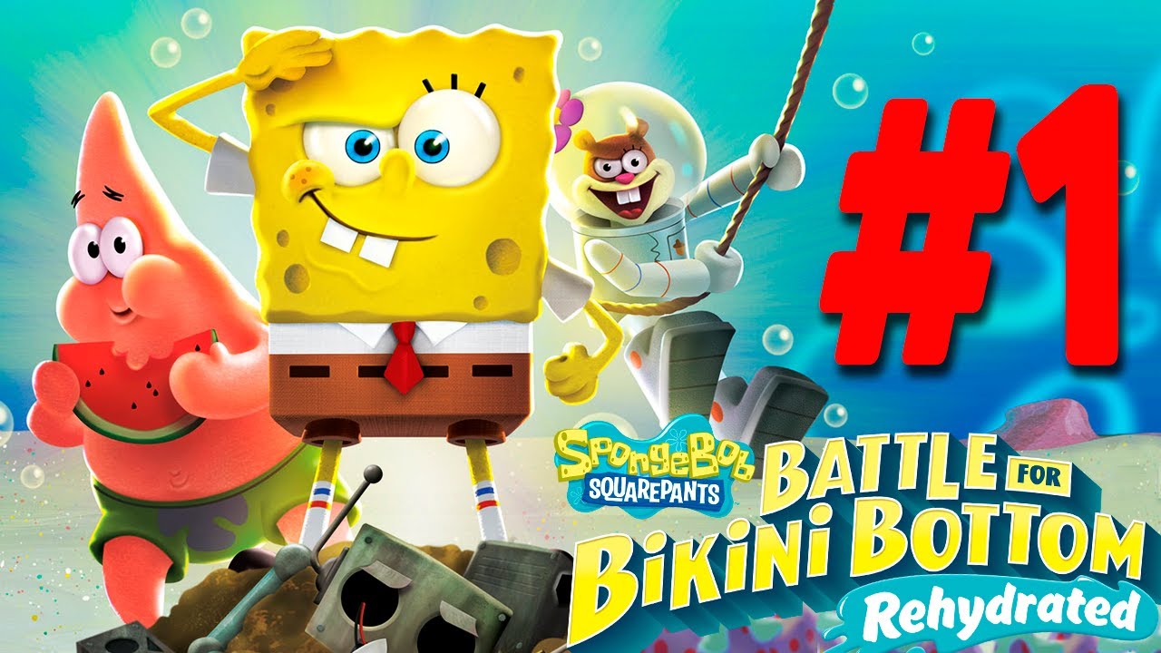 ГУБКА БОБ СПАСАЕТ МИР! Игра SpongeBob SquarePants: Battle for Bikini Bottom - Rehydrated #1