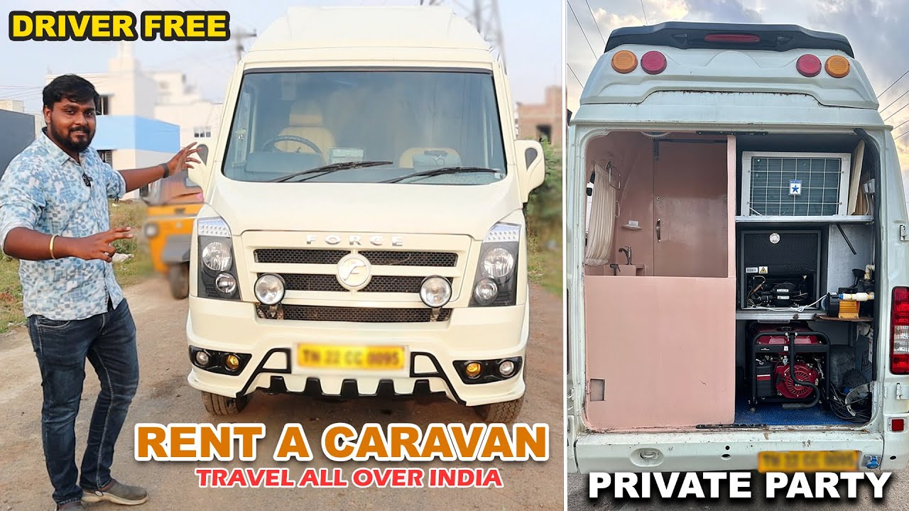 RENTING CARAVAN For LUXURIOUS FAMILY TRIP At LOW PRICE !!🤩 FREE STAY & DRIVER INCLUDED