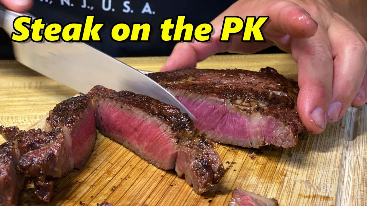 Steak on the PK Grill