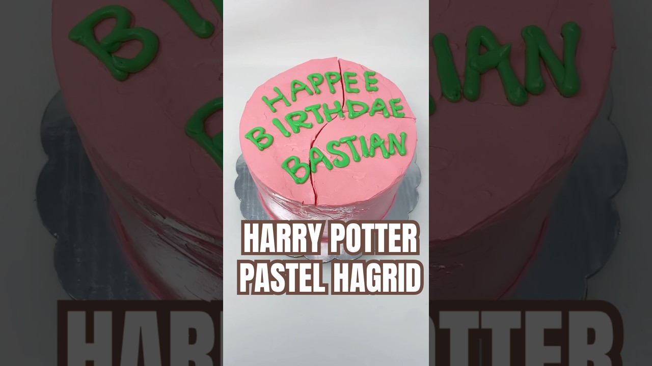 Pastel Harry Potter | Caja pastel HAGRID | Tutorial | Decoraci&oacute;n #short  #harrypotter #potterhead
