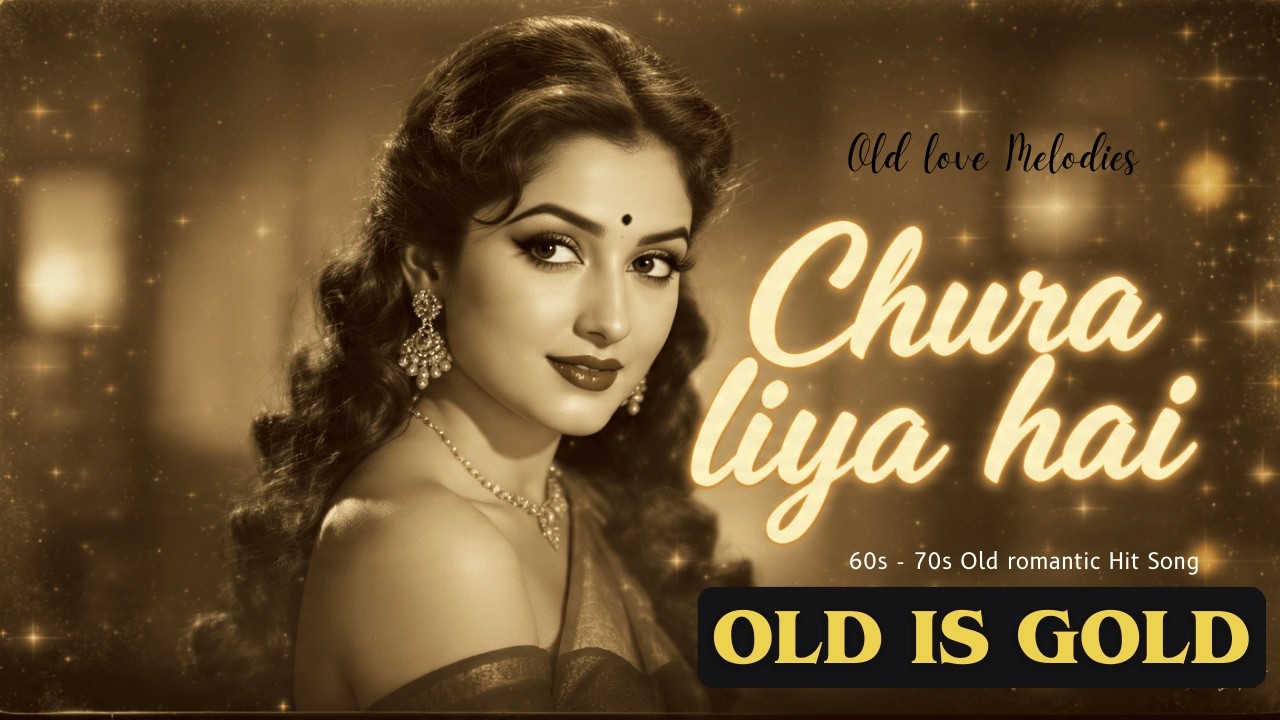 Chura Liya Hai | 60s–70s Style Sad Romantic Song | Old Bollywood Vibesया