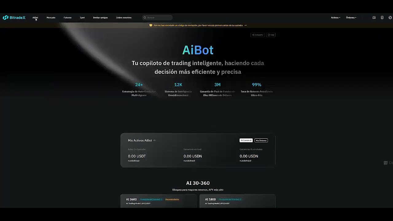 C&oacute;mo depositar por web en BitradeX