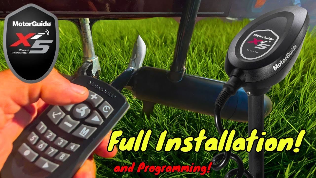 Motorguide Xi5 Trolling Motor Install and Setup