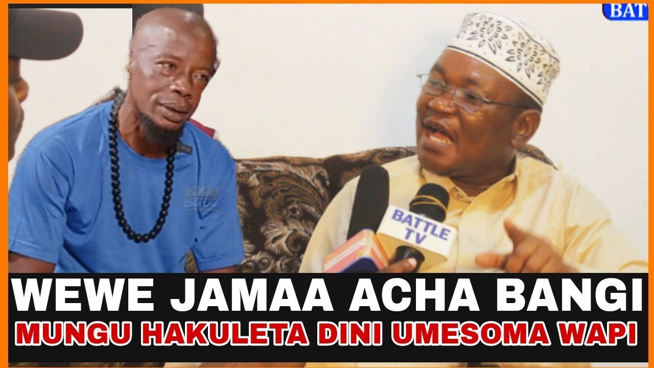 SHEIKH SHAFII USO KWA USO NA CHIONDA/ AMPIGA MASWALI MAZITO/ MUNGU HAKULETA DINI UMESOMA KITABU GANI