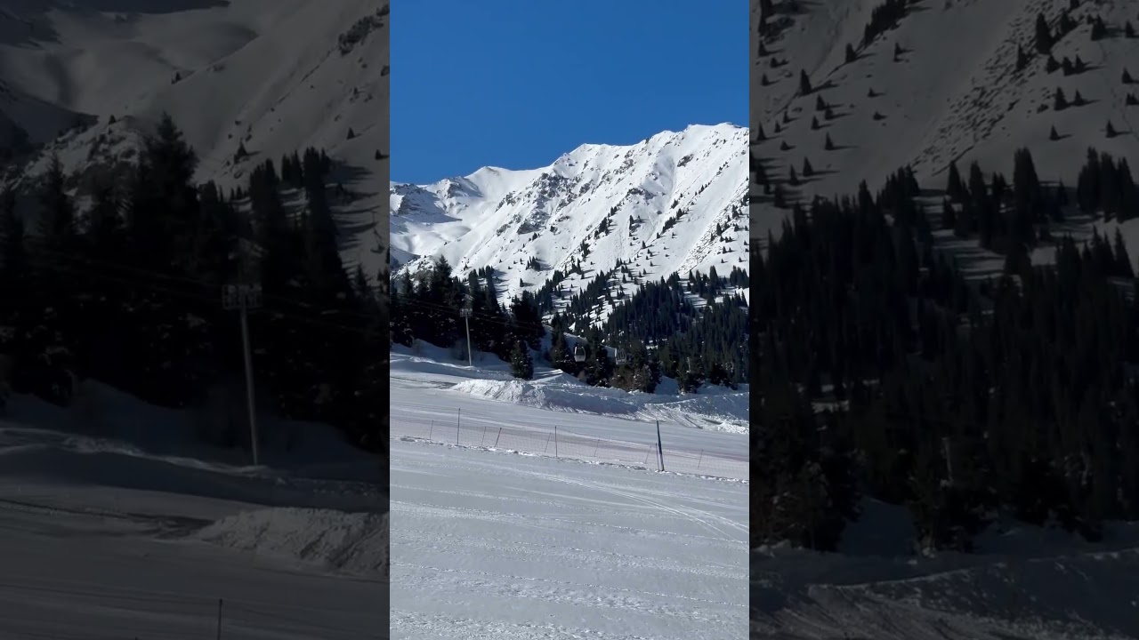 Ski resort Shymbulak. Kazakhstan. Almaty. Горнолыжный курорт Шымбулак. #shymbulak #skiing #mountains