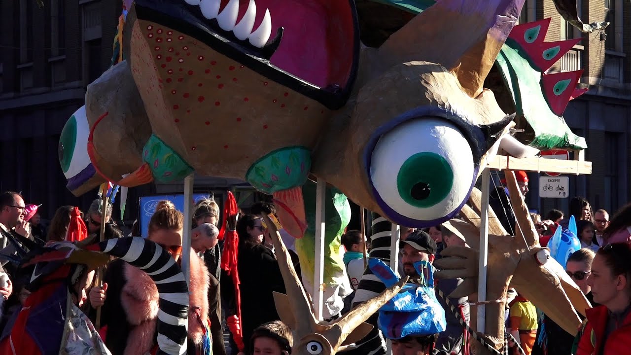 Premières vues du Carnaval de Charleroi 2025 (brut) et parade de l'Eden .