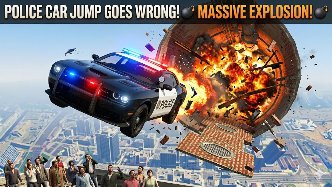 DIAMOND POLICE 🚨HYPERCAR! 😤🚔$1,000,000,000Car on Mega Ramp | GT Car Crash Sim |EPIC NITRO#3