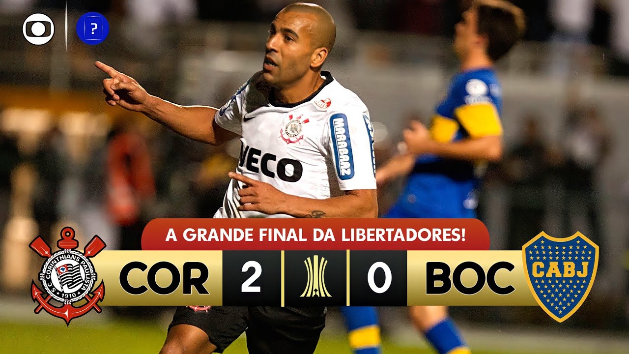 CORINTHIANS 2 X 0 BOCA JUNIORS 2012 (GLOBO HDTV 1080p) COPA LIBERTADORES melhores momentos!