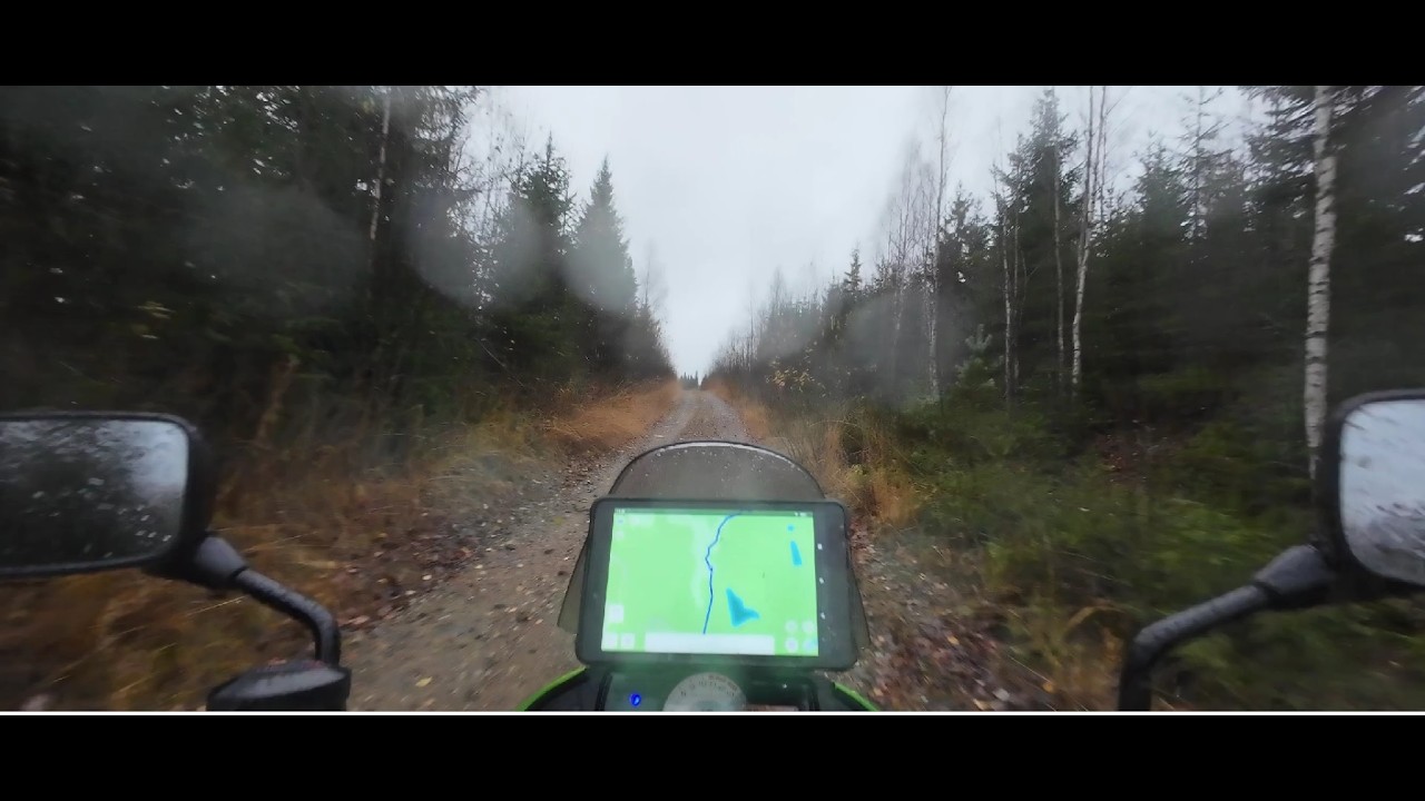 Wet autumn ride. Kawasaki Versys 650.