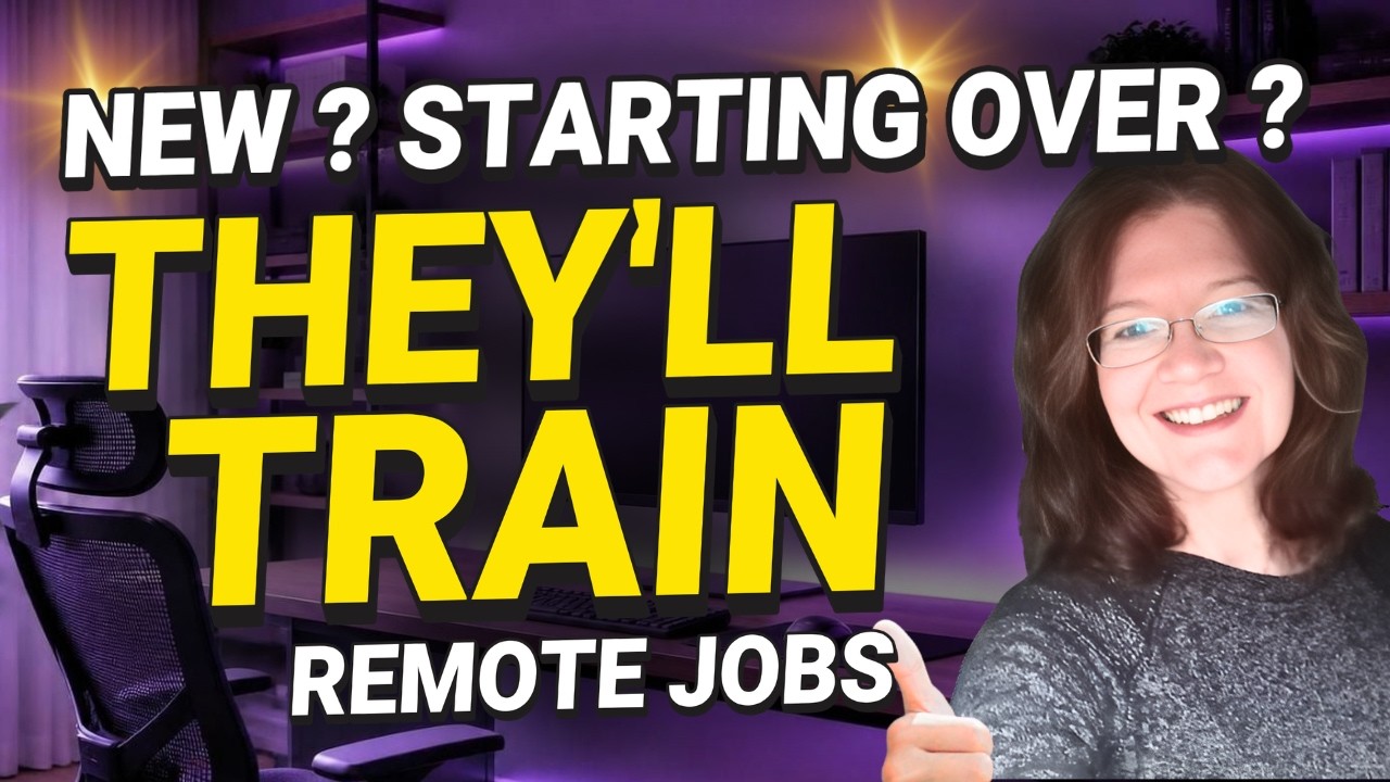 6 Work From Home Jobs With Training For Anyone Starting Over, 50+ or Very Little Experience