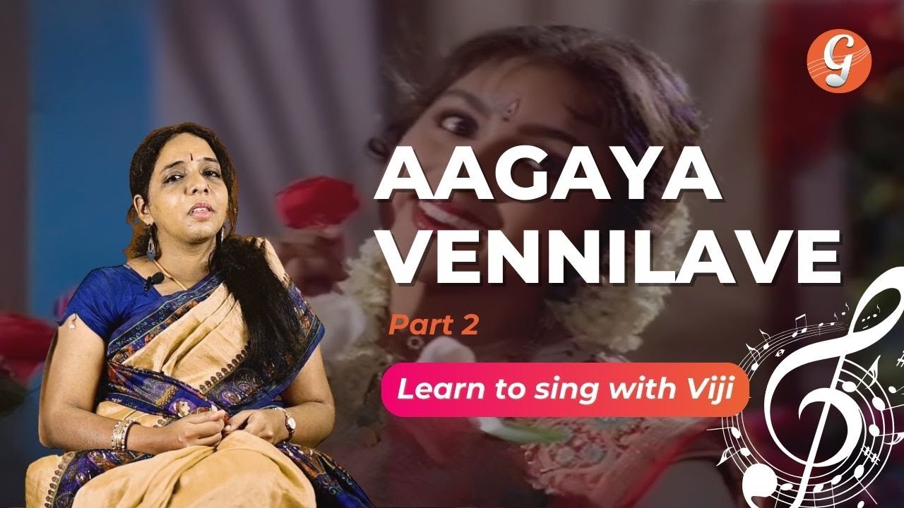 Learn to Sing Aagaya Vennilave – Part 2 | Sing with Viji