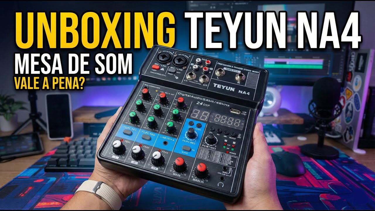 📦 UNBOXING TEYUN NA4 | Primeiras Impressões