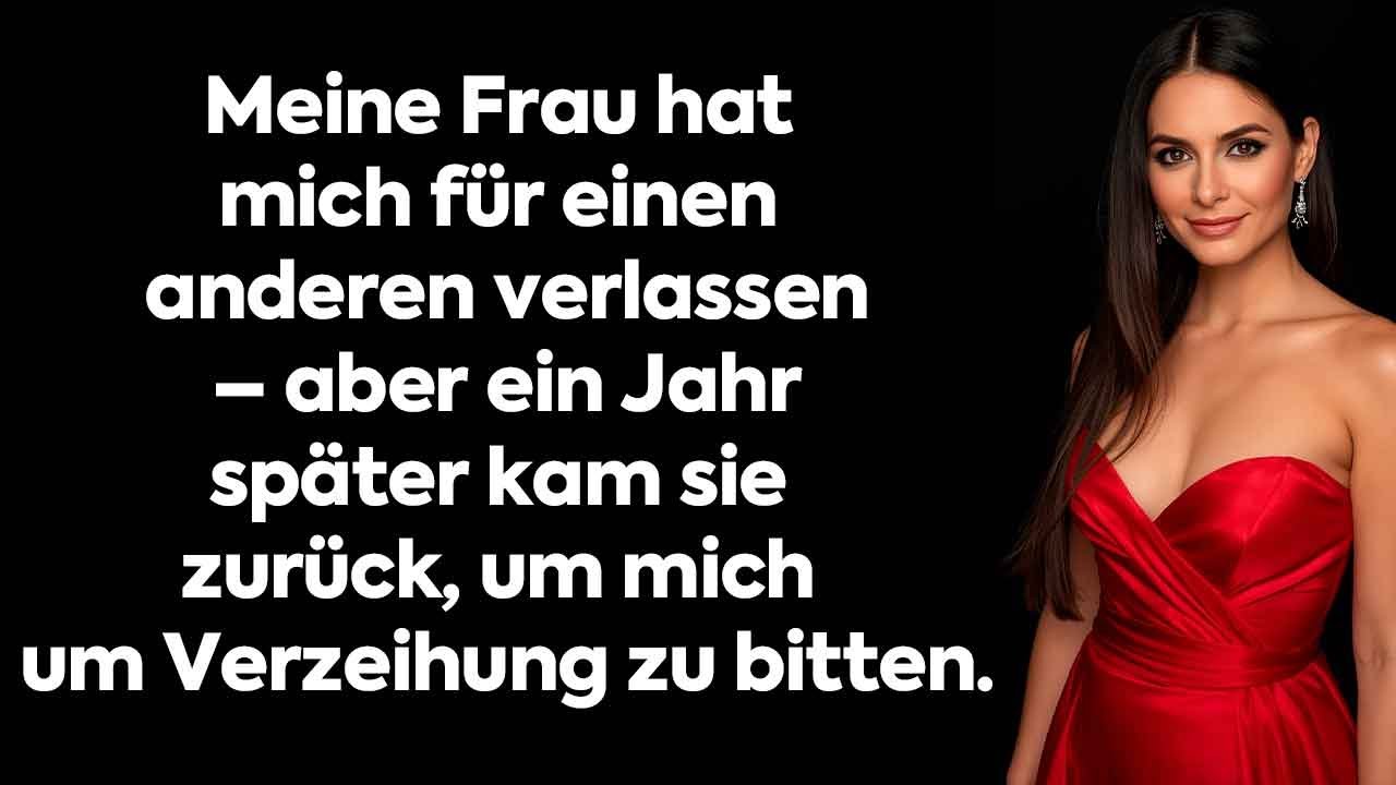 Meine Frau verließ mich für einen anderen – ein Jahr später bat sie um Verzeihung