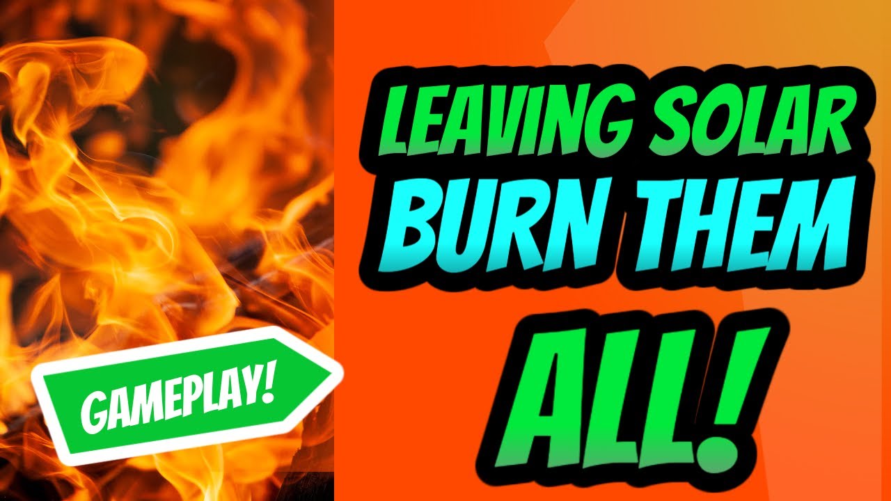King of Avalon - Leaving Solar So BURN THEM ALL!!