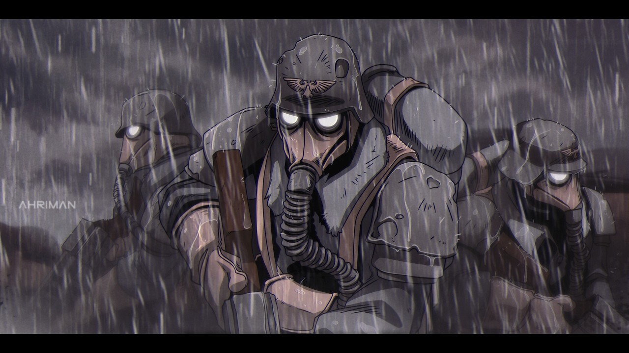 FuzzzE - КРИГ ИДЁТ! - warhammer 40k (AI) suno Death Corps of Krieg