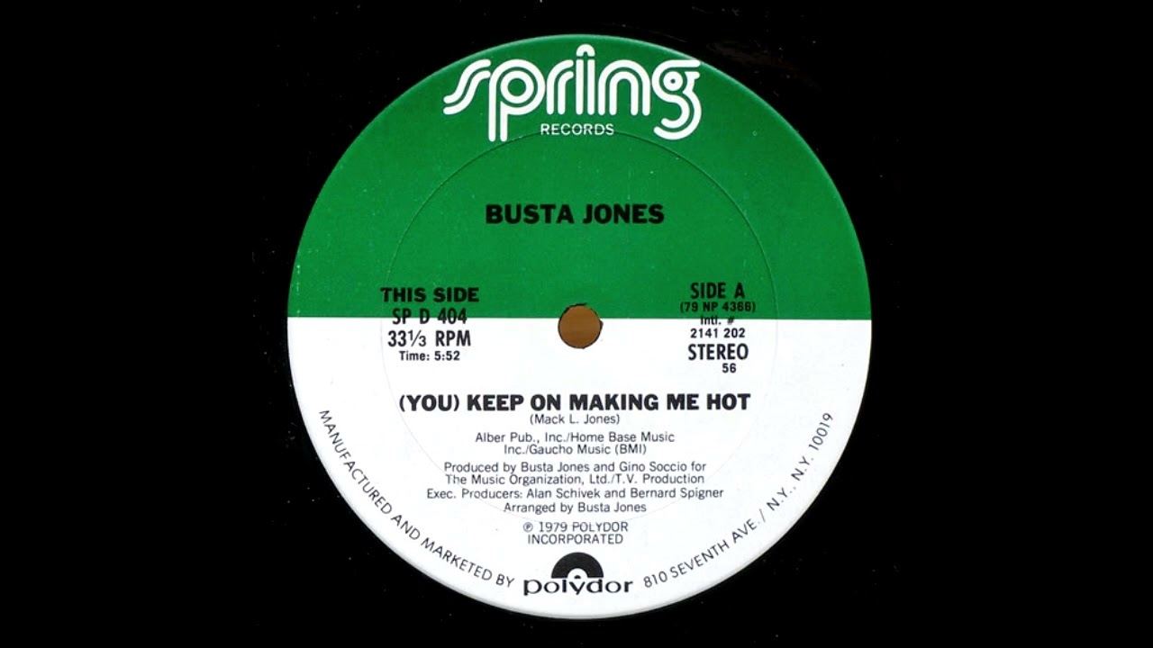 Busta Jones - (You) Keep On Making Me Hot (Instrumental)