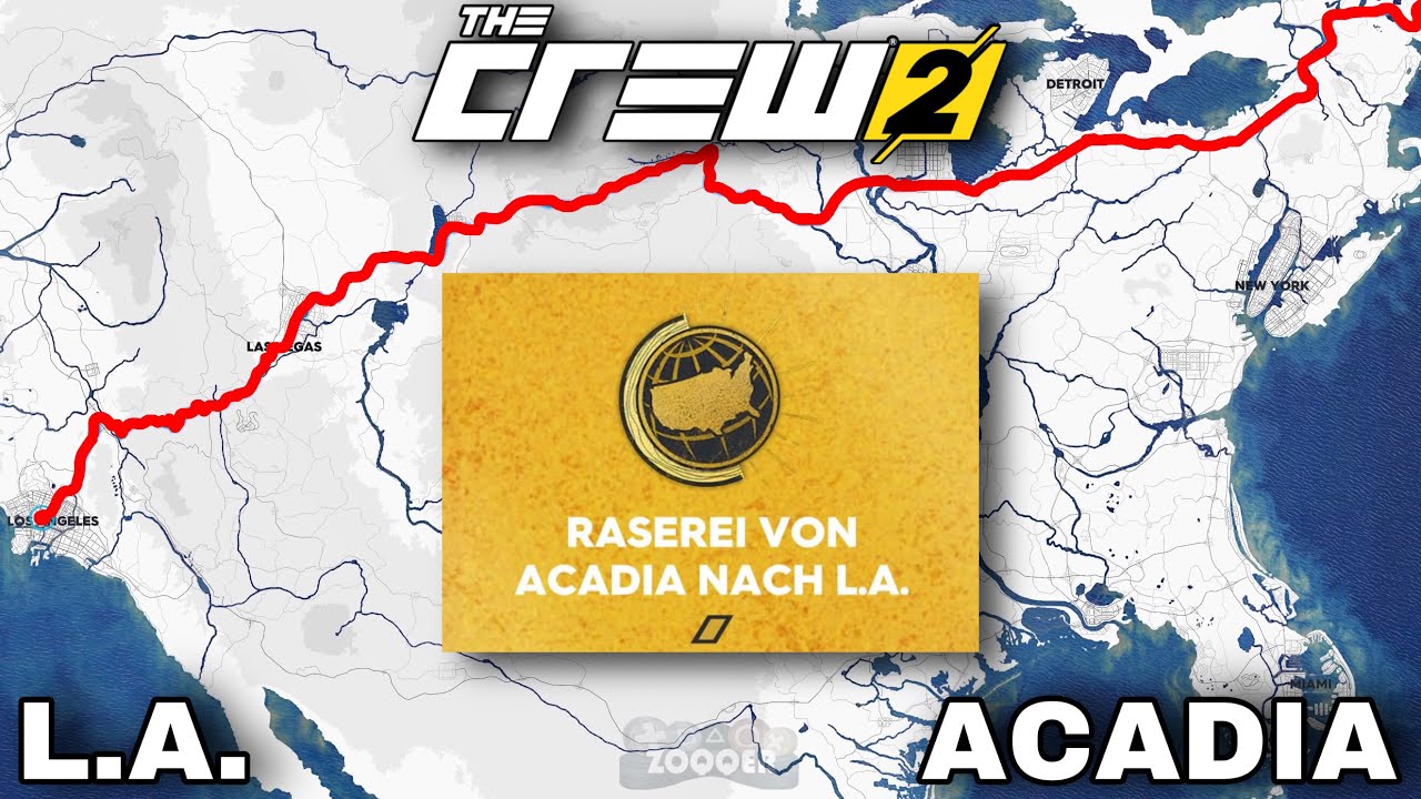 ROADTRIP Acadia nach Los Angeles 🗺 in THE CREW 2 - ZOQQER Highlight