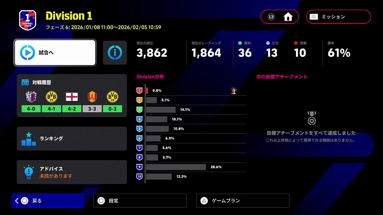 rate1800~【efootball2026/PS5】