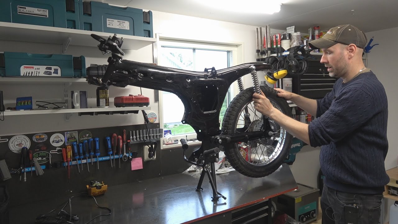 Moped Suzuki K50 DZ - Renovering och sammansättning - Del 1