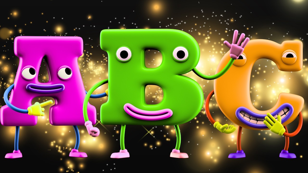 Песенка про алфавит для детей 2 лет | 🎵 Песенка ABCD | Песенка про радугу 🌈