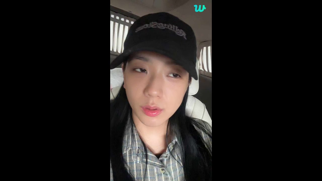 안녕 | Jisoo Weverse Live 24 July 2023 IST [24 July 2023 KST]