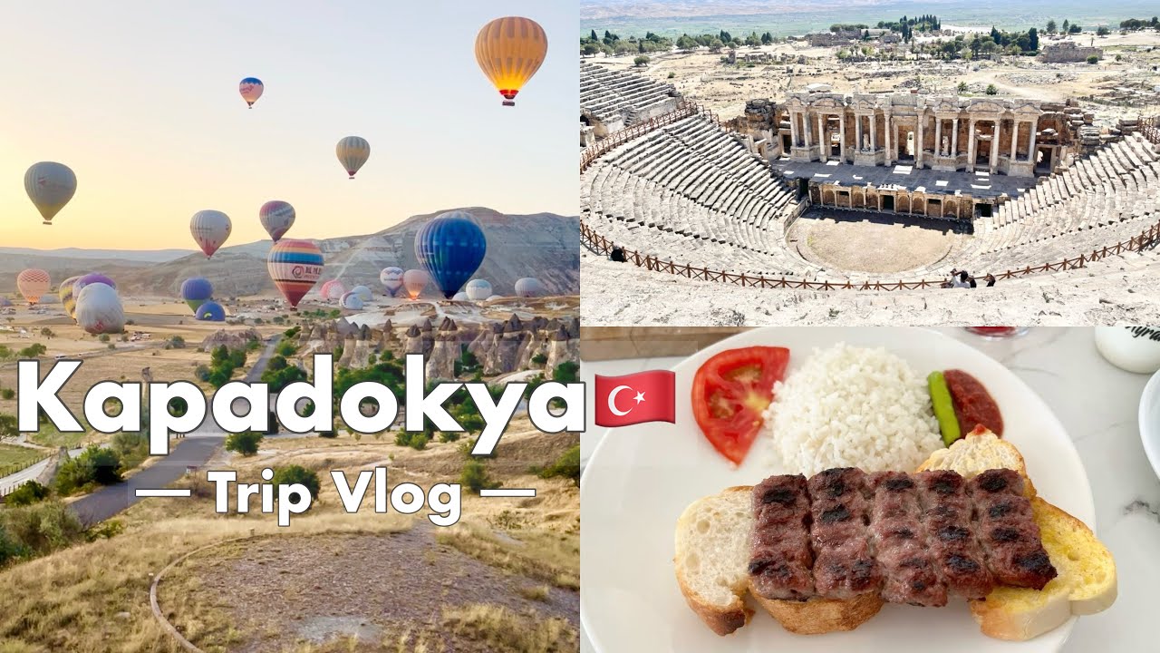 カッパドキアvlog🇹🇷｜絶景気球ツアーと洞窟ホテルで感動🫶トルコで最高の思い出ができました