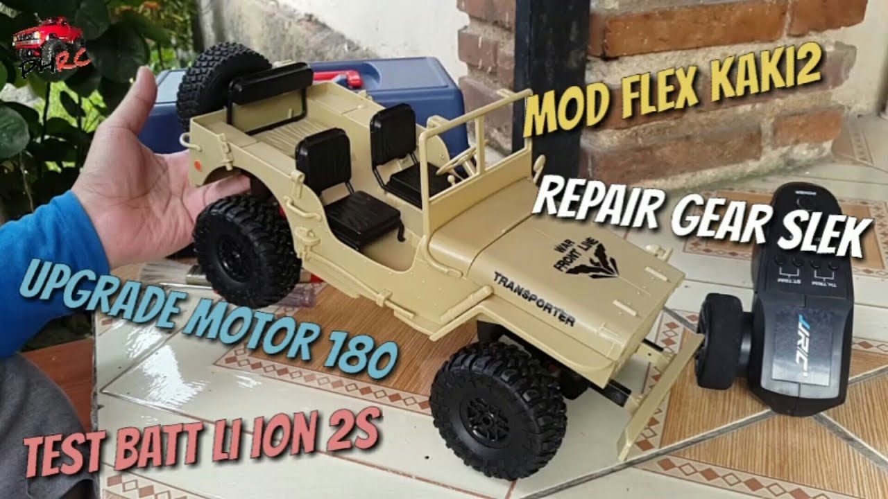 Modif hemat JJRC Q65 biar lebih joss | rc offroad jeep willys