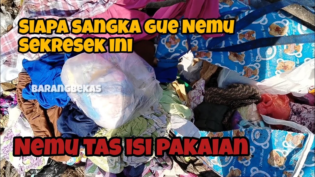 Siapa sangka gue Nemu Sekresek ini‼️ Nemu tas isi pakaian dan kosmetik di tempat Sampah