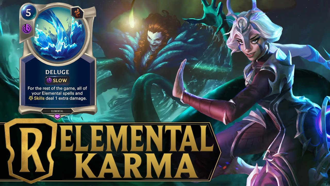 This New Elemental Karma Deck Is Insane - Nilah Janna Iascylla - Deck   Legends of Runeterra