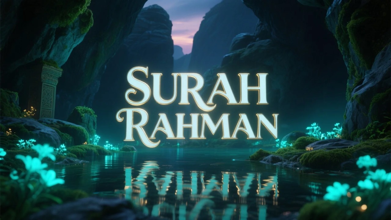 Surah Ar Rahman سورة الرحمن | قرآن هادئ للنوم العميق وراحة البال | #lofiquran