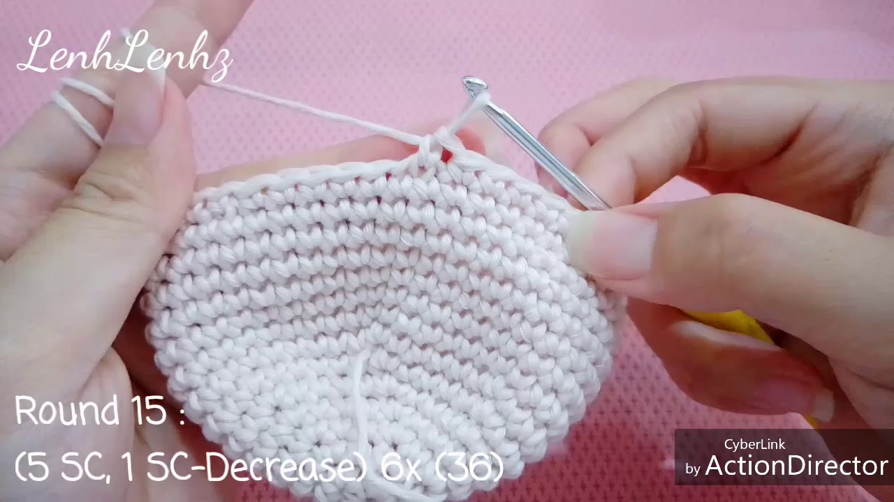 How to make Hair Doll Crochet Amigurumi Pattern Tutorial  - Boneka Rajut