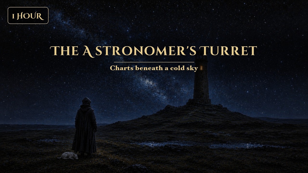 The Astronomer's Turret | Charts Beneath a Cold Sky | Celtic Medieval Ambient for Study & Sleep